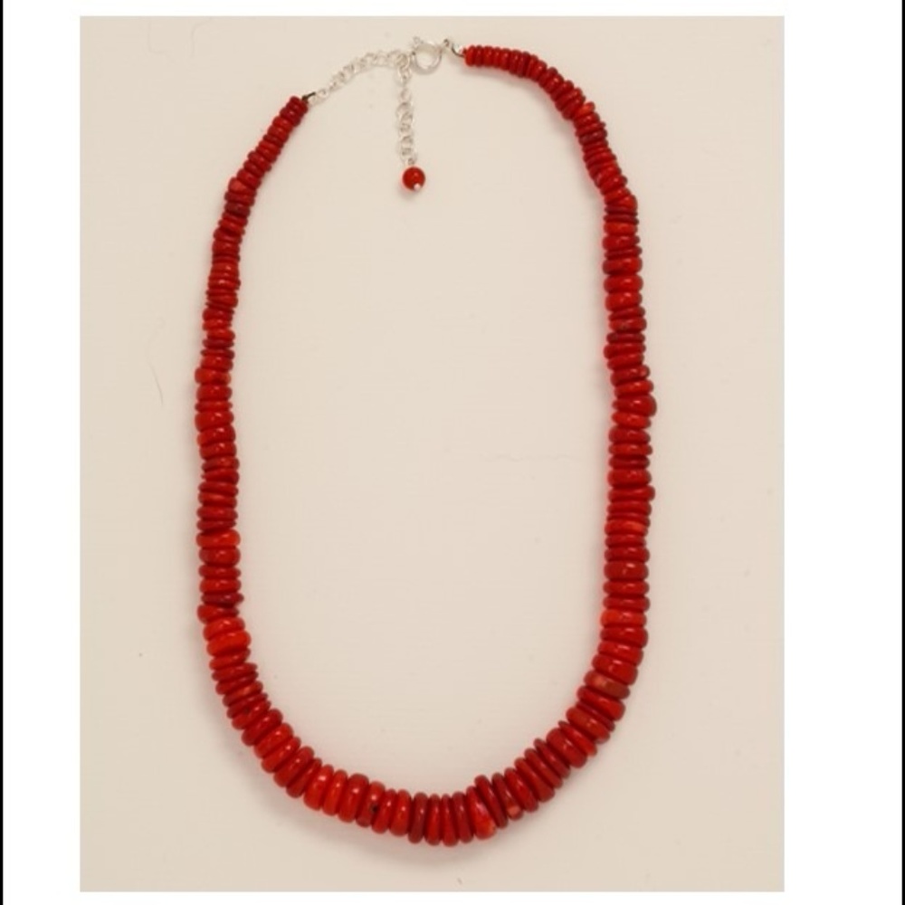 Rare Coral Necklace, NEW